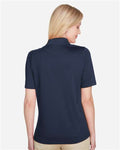 Harriton M348W Women's Advantage Snag Protection Plus Polo - Dark Navy - model back