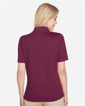 Harriton M348W Women's Advantage Snag Protection Plus Polo - Maroon - model back