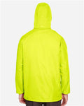 Team 365 TT73 Unisex Zone Protect Lightweight Jacket - Safety Yellow - model back