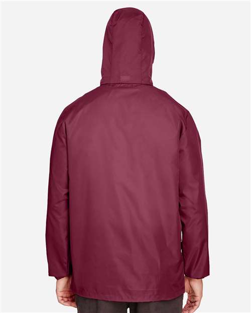 Team 365 TT73 Unisex Zone Protect Lightweight Jacket - Sport Maroon - model back