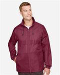 Team 365 TT73 Unisex Zone Protect Lightweight Jacket - Sport Maroon - model front