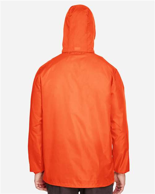 Team 365 TT73 Unisex Zone Protect Lightweight Jacket - Sport Orange - model back