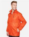 Team 365 TT73 Unisex Zone Protect Lightweight Jacket - Sport Orange - model side