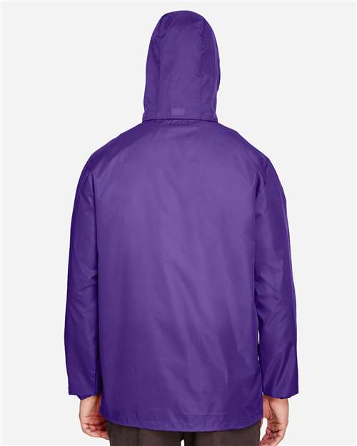 Team 365 TT73 Unisex Zone Protect Lightweight Jacket - Sport Purple - model back