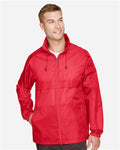 Team 365 TT73 Unisex Zone Protect Lightweight Jacket - Sport Red - model front