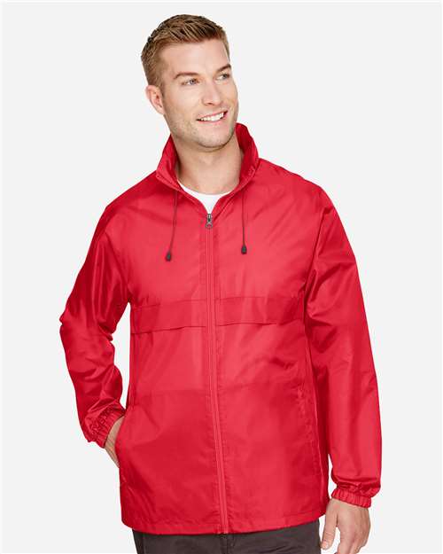 Team 365 TT73 Unisex Zone Protect Lightweight Jacket - Sport Red - model front