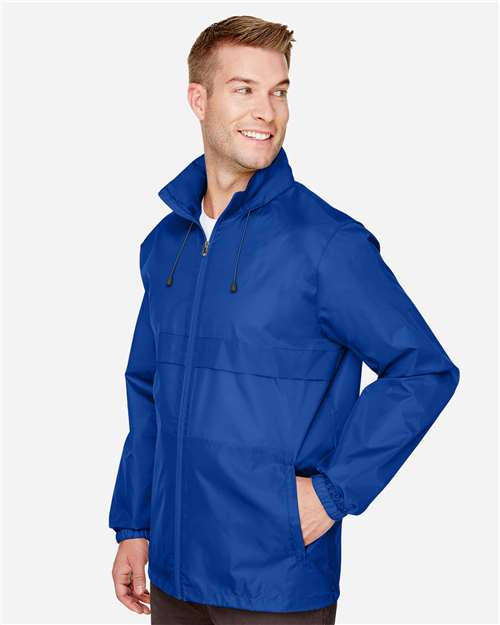 Team 365 TT73 Unisex Zone Protect Lightweight Jacket - Sport Royal - model side
