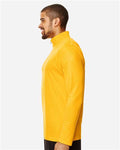 Team 365 TT31 Men's Zone Performance Quarter-Zip Pullover - Sport Athletic Gold - model side