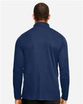 Team 365 TT31 Men's Zone Performance Quarter-Zip Pullover - Sport Dark Navy - model back