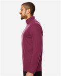 Team 365 TT31 Men's Zone Performance Quarter-Zip Pullover - Sport Maroon - model side