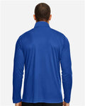 Team 365 TT31 Men's Zone Performance Quarter-Zip Pullover - Sport Royal - model back