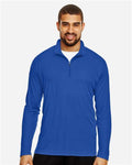 Team 365 TT31 Men's Zone Performance Quarter-Zip Pullover - Sport Royal - model front
