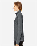 Team 365 TT31W Women's Zone Performance Quarter-Zip Pullover - Sport Graphite - model side
