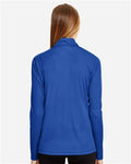 Team 365 TT31W Women's Zone Performance Quarter-Zip Pullover - Sport Royal - model back