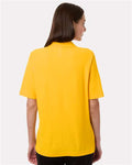 Harriton M105W Women's Maverick CVC Pique Polo - Sunray Yellow - model back