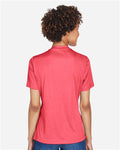 Team 365 TT11HW Women's Sonic Heather Performance T-Shirt - Sport Red Heather - model back