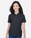 Harriton M265W Women's Easy Blend Polo - Navy - model front