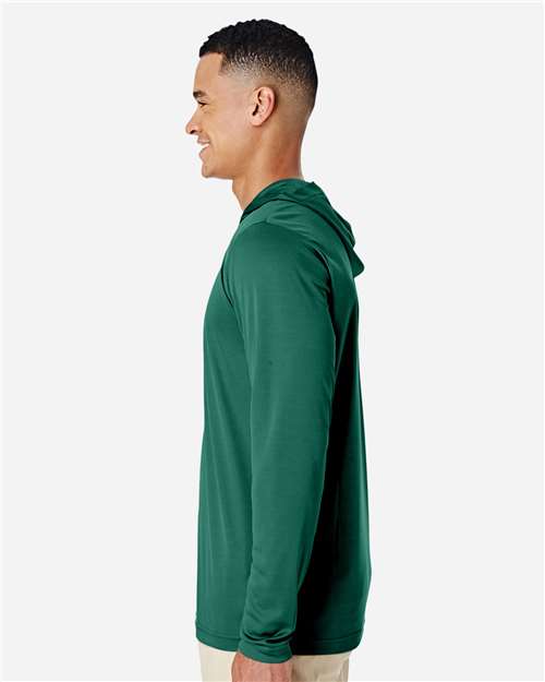 Team 365 TT41 Men's Zone Performance Hooded T-Shirt - Sport Forest - model side