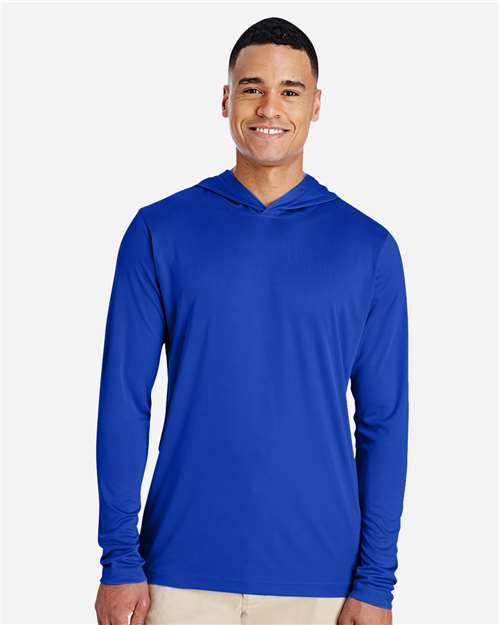 Team 365 TT41 Men's Zone Performance Hooded T-Shirt - Sport Royal - model front