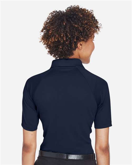 Harriton M211W Women's Advantage Tactical Polo - Dark Navy - model back