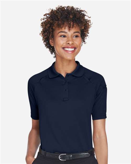 Harriton M211W Women's Advantage Tactical Polo - Dark Navy - model front