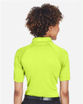 Harriton M211W Women's Advantage Tactical Polo - Safety Yellow - model back