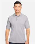 Harriton M200 Pique Polo - Grey Heather - model front