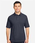 Harriton M200 Pique Polo - Navy - model front