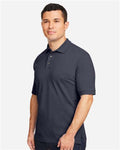 Harriton M200 Pique Polo - Navy - model side
