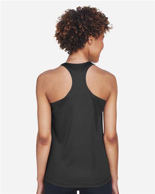 Team 365 TT11WRC Women's Zone Performance Racerback Tank - Black - model back