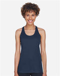 Team 365 TT11WRC Women's Zone Performance Racerback Tank - Sport Dark Navy - model front