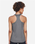 Team 365 TT11WRC Women's Zone Performance Racerback Tank - Sport Graphite - model back