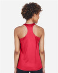 Team 365 TT11WRC Women's Zone Performance Racerback Tank - Sport Red - model back