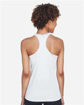 Team 365 TT11WRC Women's Zone Performance Racerback Tank - White - model back