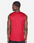 Team 365 TT11M Men's Zone Performance Muscle T-Shirt - Sport Red - model back