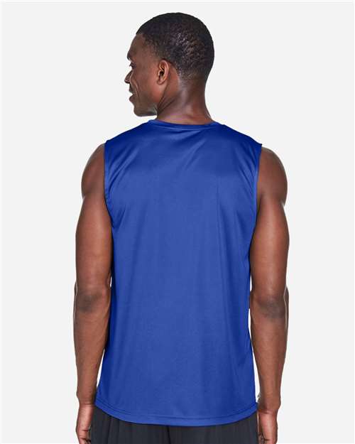 Team 365 TT11M Men's Zone Performance Muscle T-Shirt - Sport Royal - model back