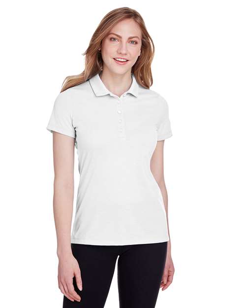 Puma Golf 596921 Women's Fusion Polo - Bright White - model front
