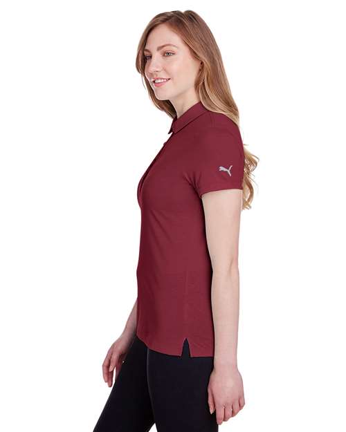 Puma Golf 596921 Women's Fusion Polo - Cabernet - model side