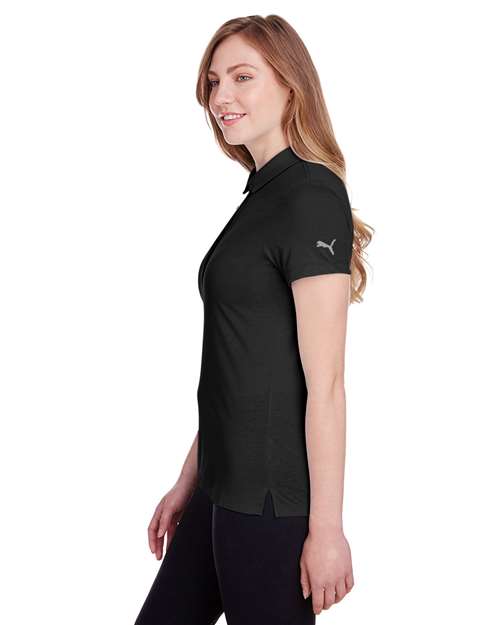 Puma Golf 596921 Women's Fusion Polo - Puma Black - model side