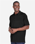 Harriton M211 Men's Advantage Tactical Performance Polo - Black - model side