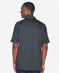 Harriton M211 Men's Advantage Tactical Performance Polo - Dark Charcoal - model back
