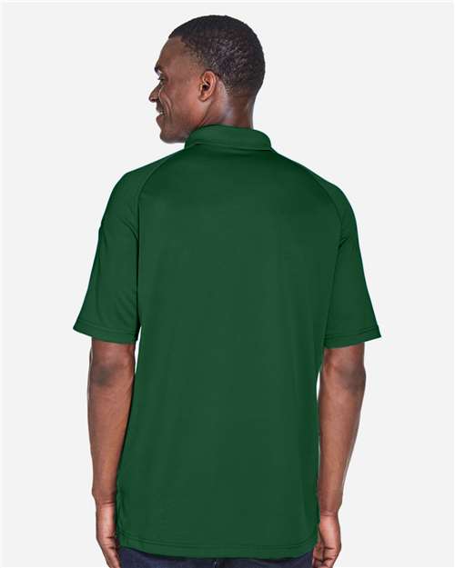 Harriton M211 Men's Advantage Tactical Performance Polo - Dark Green - model back
