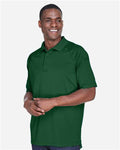 Harriton M211 Men's Advantage Tactical Performance Polo - Dark Green - model side