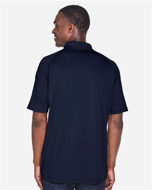 Harriton M211 Men's Advantage Tactical Performance Polo - Dark Navy - model back