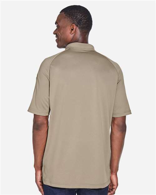 Harriton M211 Men's Advantage Tactical Performance Polo - Desert Khaki - model back