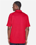 Harriton M211 Men's Advantage Tactical Performance Polo - Red - model back