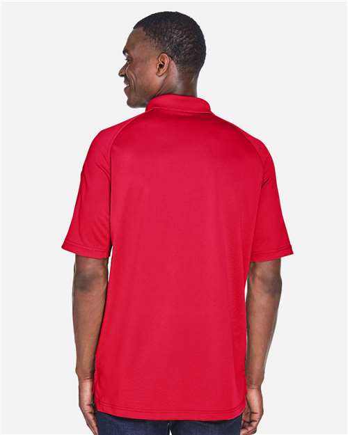 Harriton M211 Men's Advantage Tactical Performance Polo - Red - model back