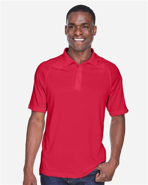 Harriton M211 Men's Advantage Tactical Performance Polo - Red - model front
