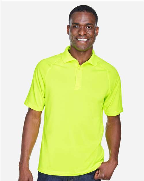 Harriton M211 Men's Advantage Tactical Performance Polo - Safety Yellow - model front