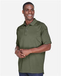 Harriton M211 Men's Advantage Tactical Performance Polo - Tactical Green - model side